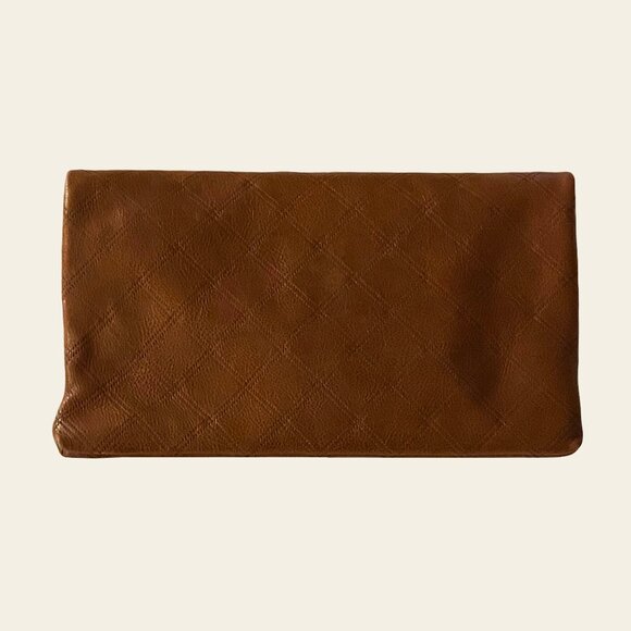 Marc Jacobs Quilted Brown Envelope Clutch Bag - Picture 10 of 10